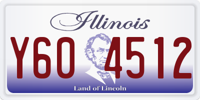 IL license plate Y604512