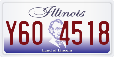 IL license plate Y604518