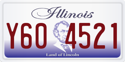 IL license plate Y604521