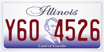 IL license plate Y604526