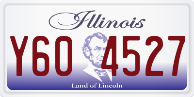 IL license plate Y604527