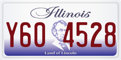 IL license plate Y604528