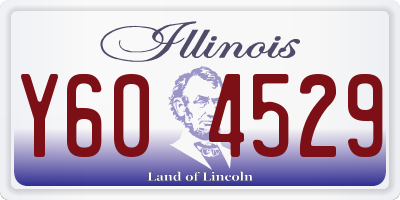 IL license plate Y604529