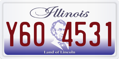 IL license plate Y604531