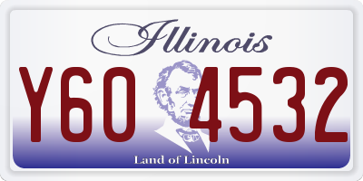IL license plate Y604532