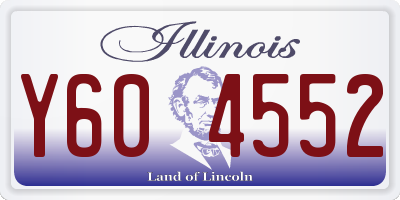IL license plate Y604552