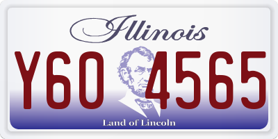 IL license plate Y604565