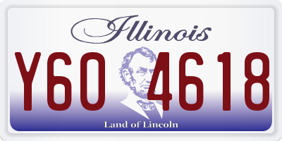 IL license plate Y604618
