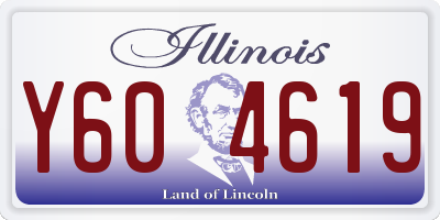 IL license plate Y604619