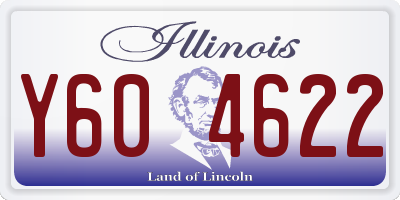 IL license plate Y604622