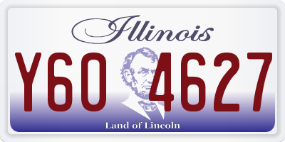 IL license plate Y604627