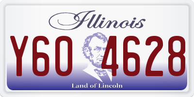 IL license plate Y604628
