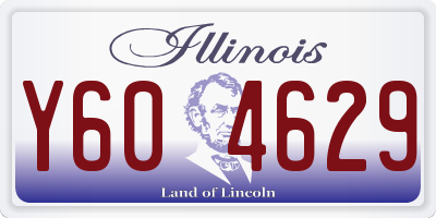 IL license plate Y604629