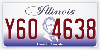IL license plate Y604638