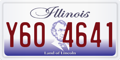 IL license plate Y604641