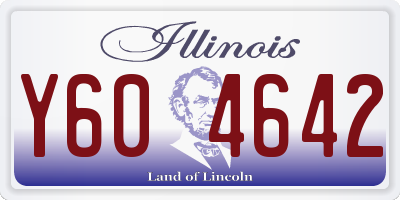 IL license plate Y604642