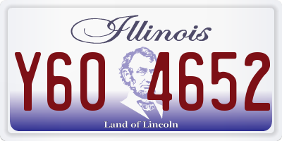 IL license plate Y604652