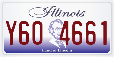 IL license plate Y604661