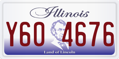 IL license plate Y604676