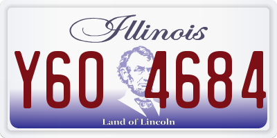 IL license plate Y604684