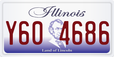 IL license plate Y604686