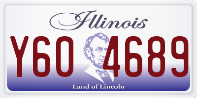 IL license plate Y604689