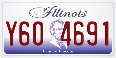 IL license plate Y604691