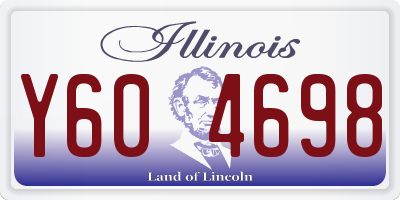IL license plate Y604698