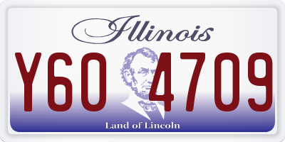 IL license plate Y604709