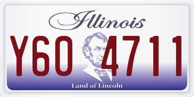 IL license plate Y604711