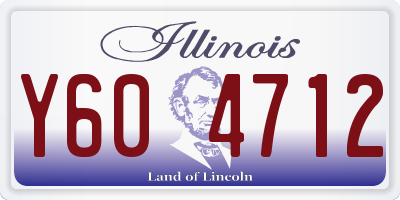 IL license plate Y604712