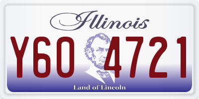 IL license plate Y604721