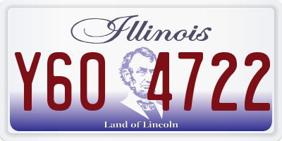 IL license plate Y604722