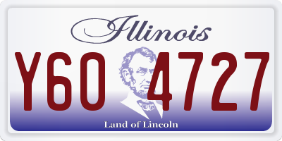 IL license plate Y604727