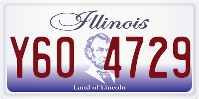IL license plate Y604729