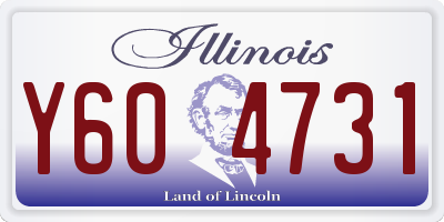 IL license plate Y604731