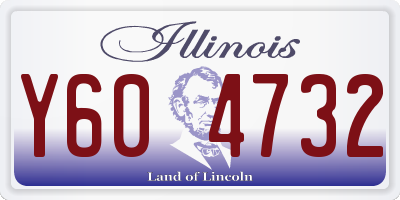 IL license plate Y604732