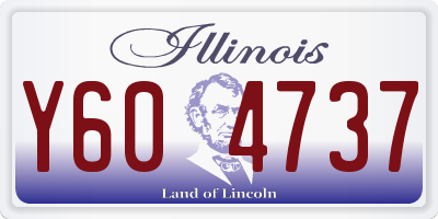 IL license plate Y604737