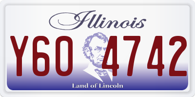 IL license plate Y604742