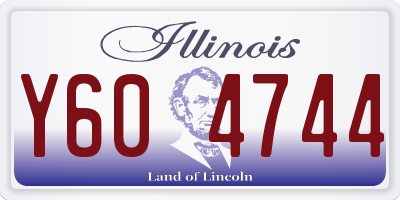 IL license plate Y604744