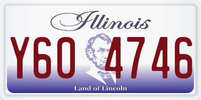 IL license plate Y604746