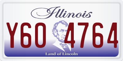 IL license plate Y604764
