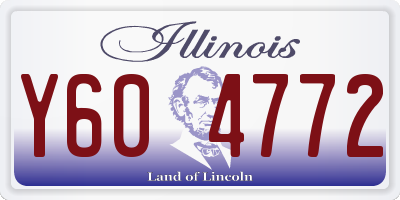 IL license plate Y604772