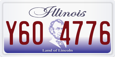 IL license plate Y604776