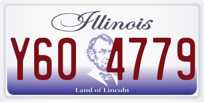 IL license plate Y604779