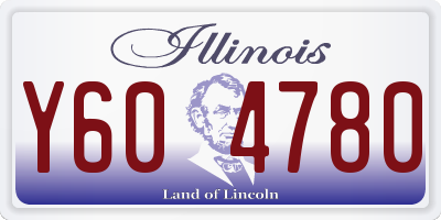 IL license plate Y604780
