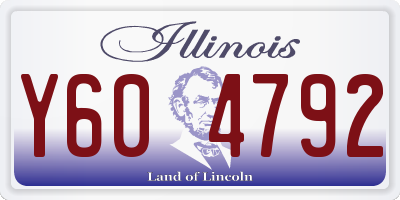 IL license plate Y604792