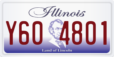 IL license plate Y604801