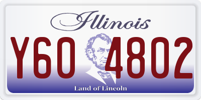 IL license plate Y604802