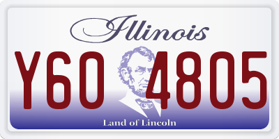 IL license plate Y604805